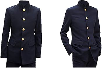 Amazon.co.jp: KUTAO 高校 学生服 学ラン 詰襟 制服 上下セット